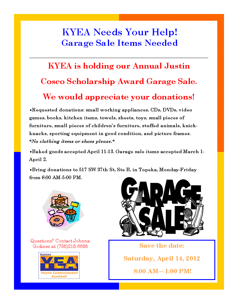 donation flyers