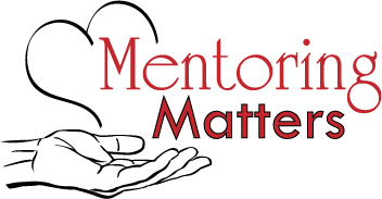 Mentoring Matters logo with a heart in the palm of a hand
